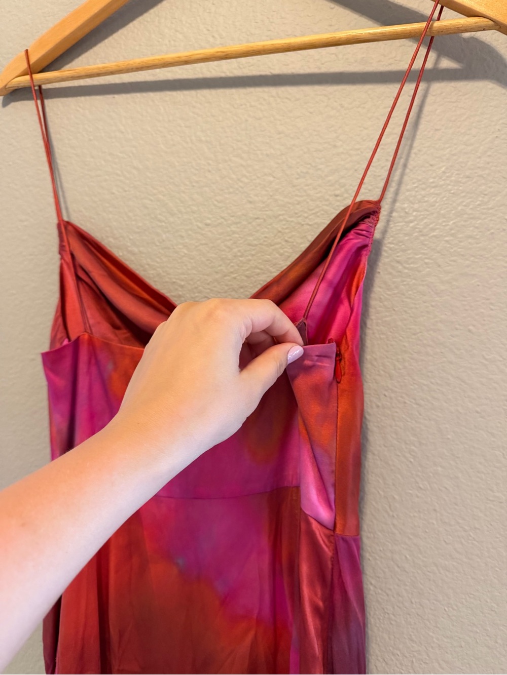 Retrofete Marlene Dress in Bronze, Pink & Purple XS NWOT - Picture 8 of 9